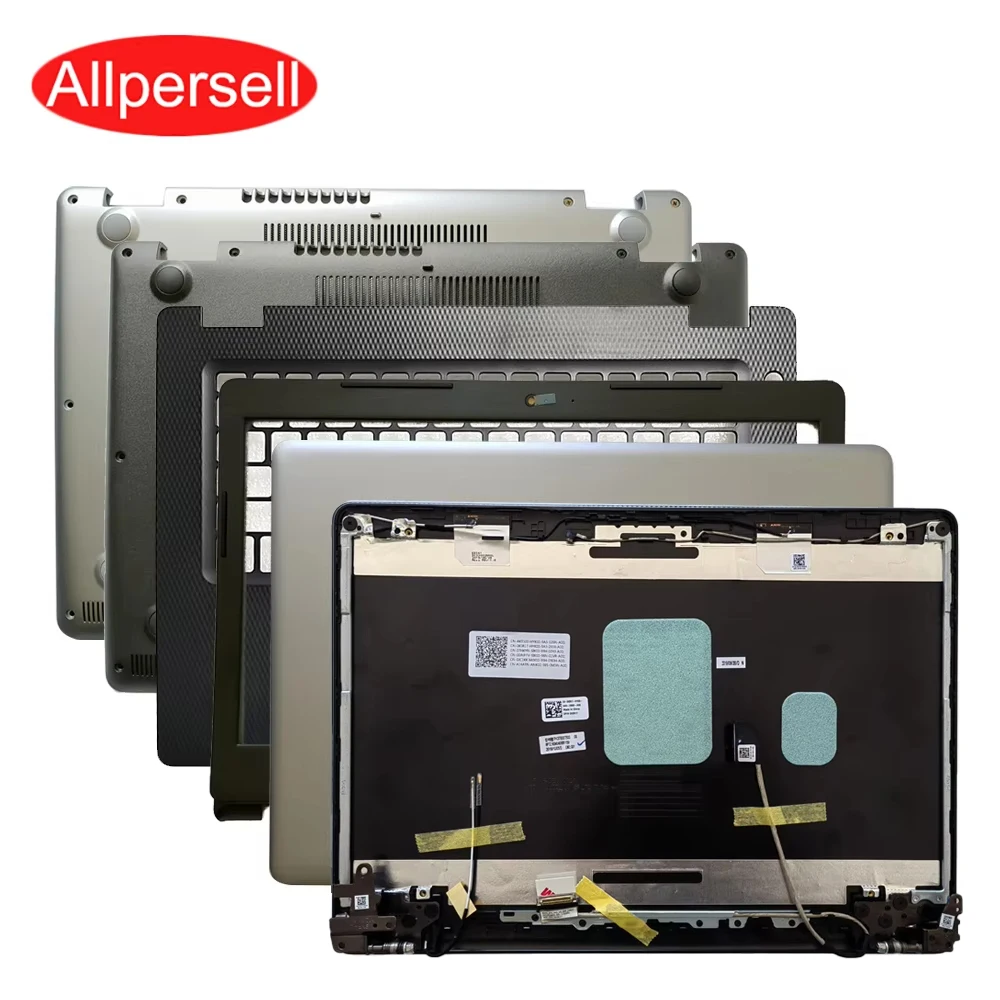 Upper lower cover For Inspiron 14 3480 3481 3482 laptop top cover frame screen back case bezel palm rest bottom shell hinge
