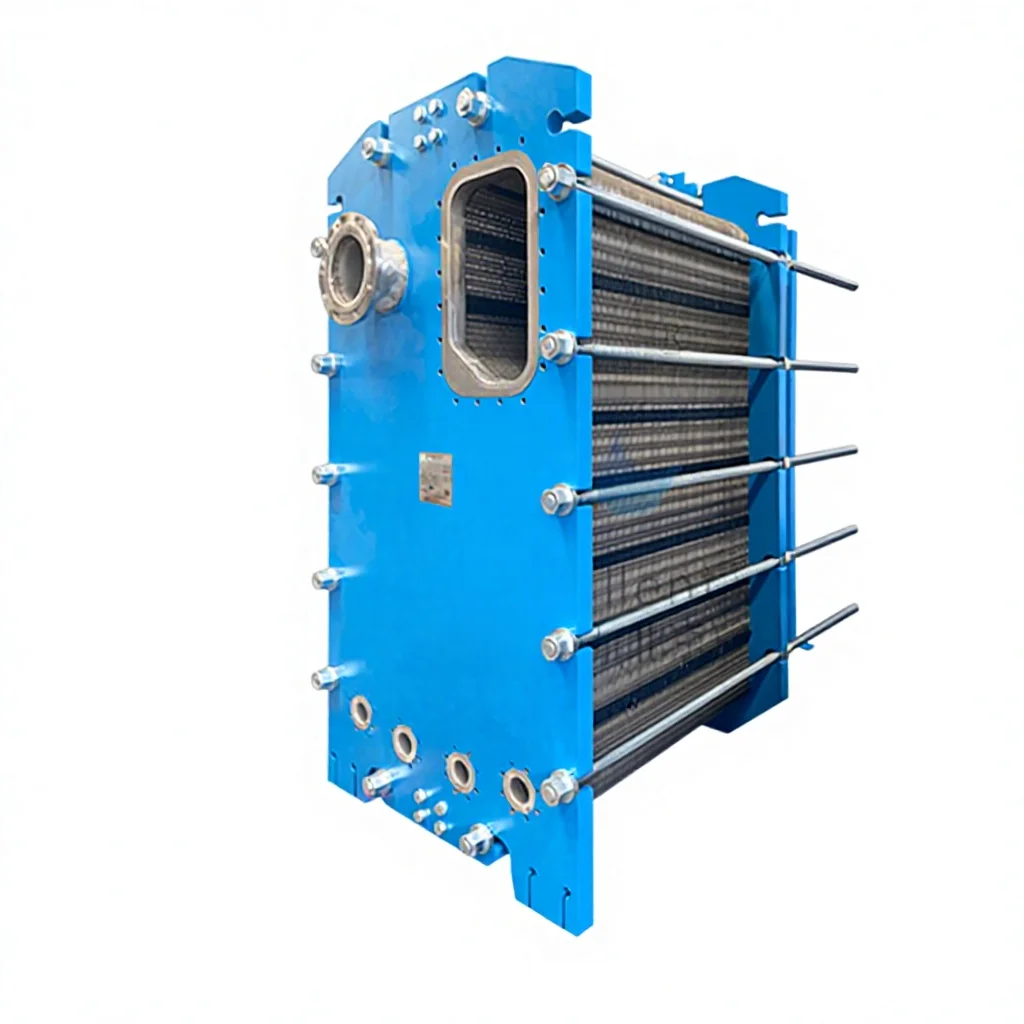 Industrial Stainless Steel Plate Evaporator and Heat Exchanger for Organic Acid Salt Solution Concentration