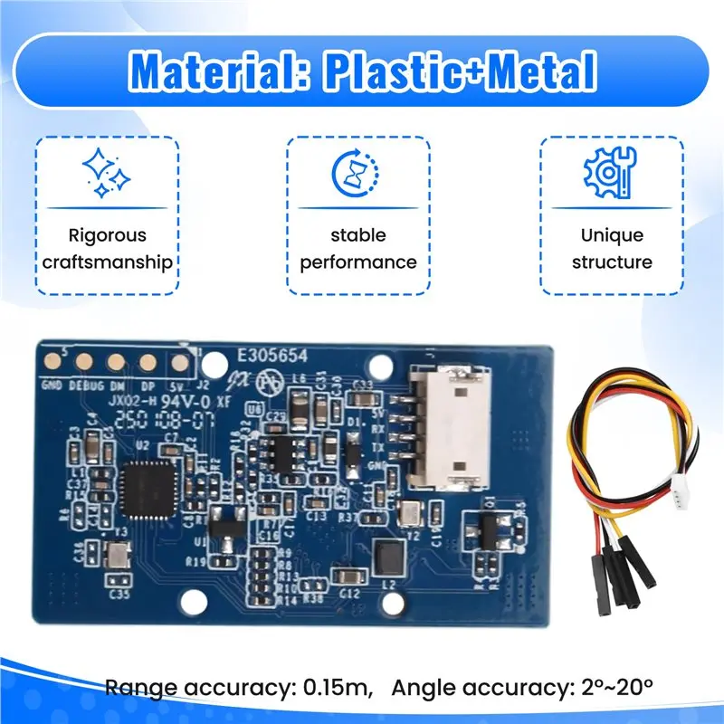 ABKN-Human Body Motion Detection LD2452 24G Mm Wave Radar Sensor Module Trajectory Sensing Functionality Distance