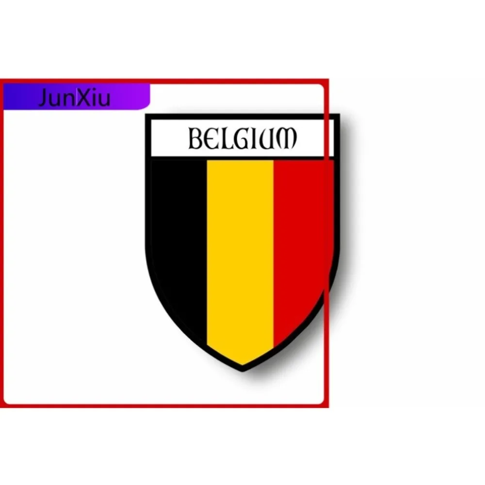 

Sticker Car Motorcycle City Coat Of Arms Flag Belgium Belgian Seal Emblem Decor Waterproof Surface Protection Designed