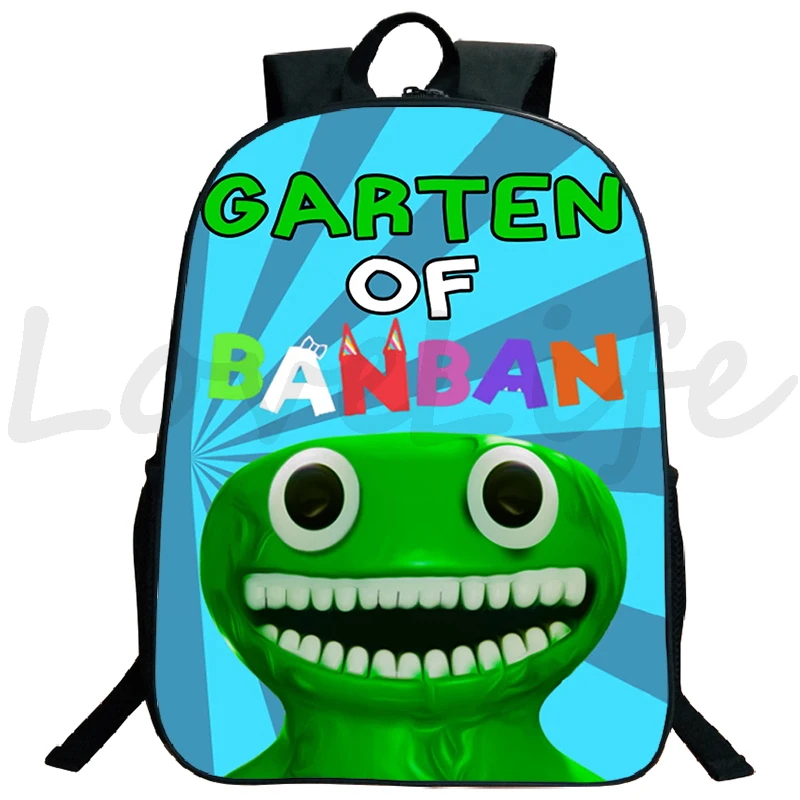 

Game Garten Of Banban Backpack Waterproof Bookbag Boys Girls Cartoon Rucksack Laptop Bagpack Students Large Capacity School Bags