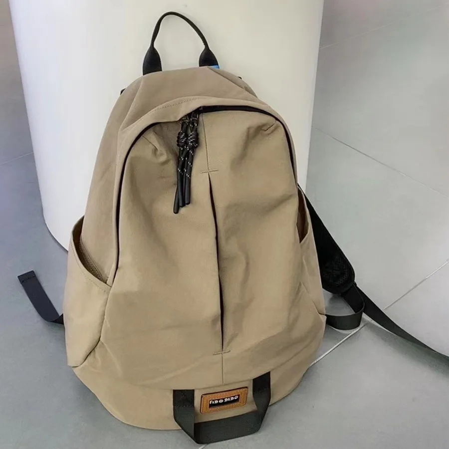 FIDO DIDO Ransel Modis Tas Pria Tas Wanita Tas Travel Ransel Pelajar Tahan Air Nilon Kepadatan Tinggi Asli 2460