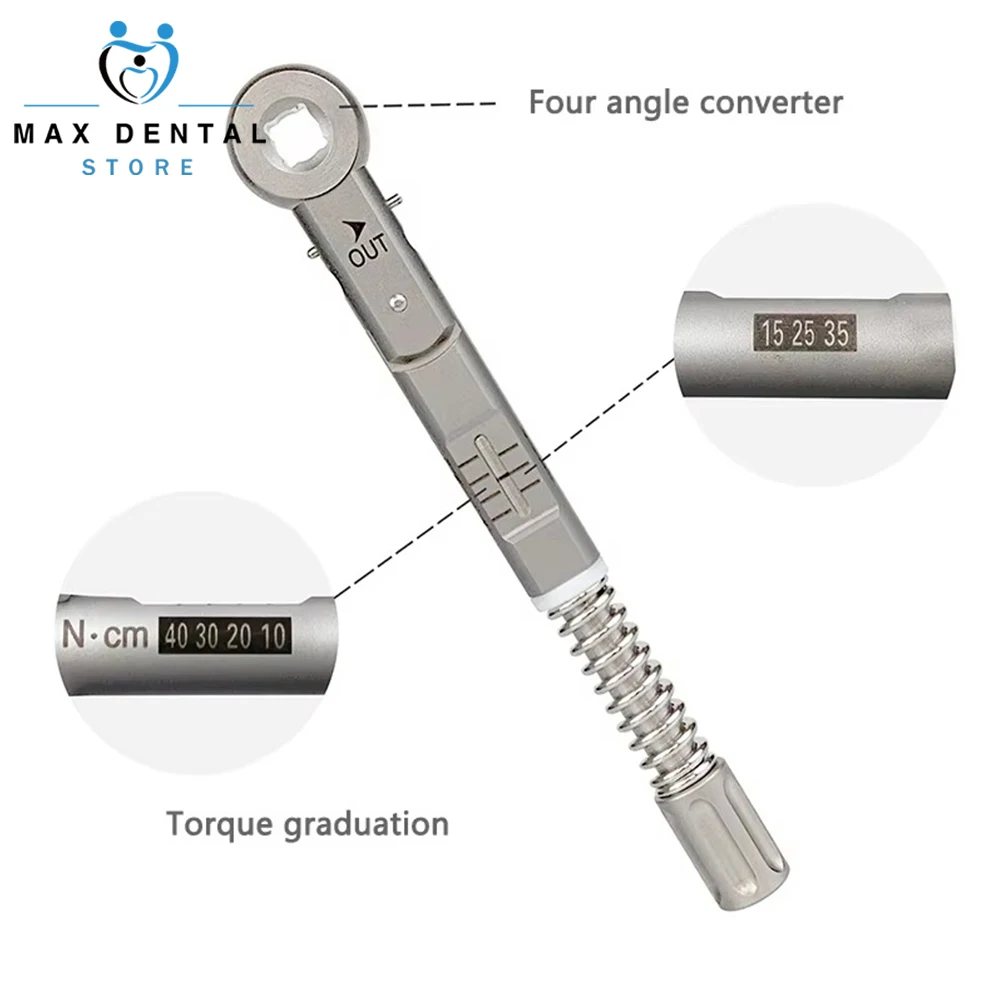 Kit de tournevis prothétique pour implant dentaire, tournevis à cliquet, outils de réparation dentaire