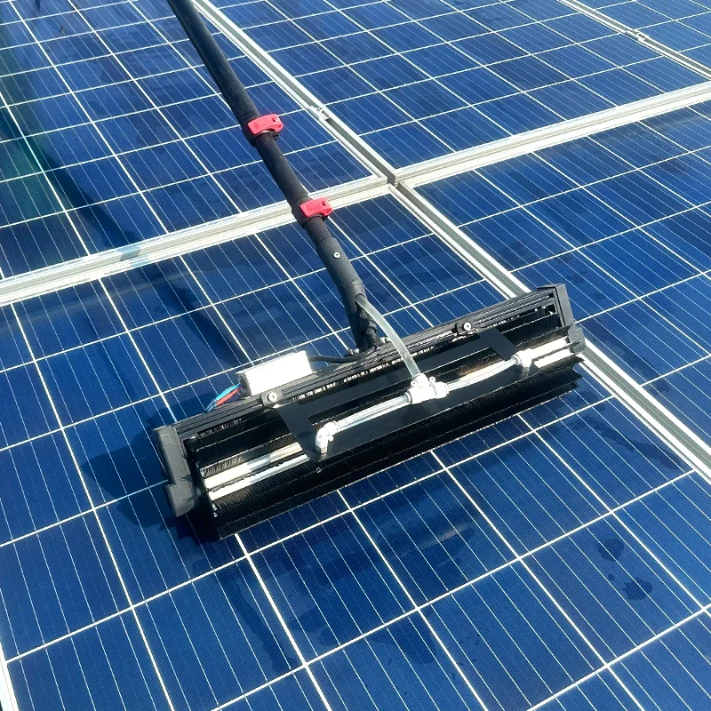 Solar Panel Cleaning Equipment Solar Panel Cleaning Solutions Solar Photovoltaic Cleaning Rotating Brush