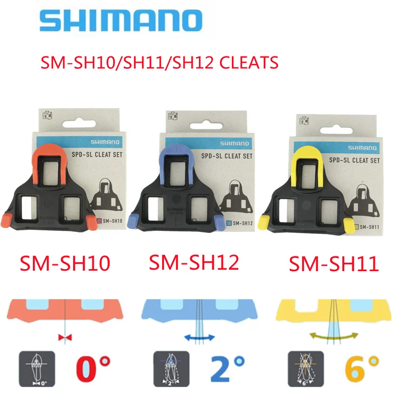 Shimano Road Bike Pedal Cleat SPD-SL SM-SH10 SH11 SH12 pedal clamp Suitable for PD R8000 R550 R540 R7000 pedals biKe accessories