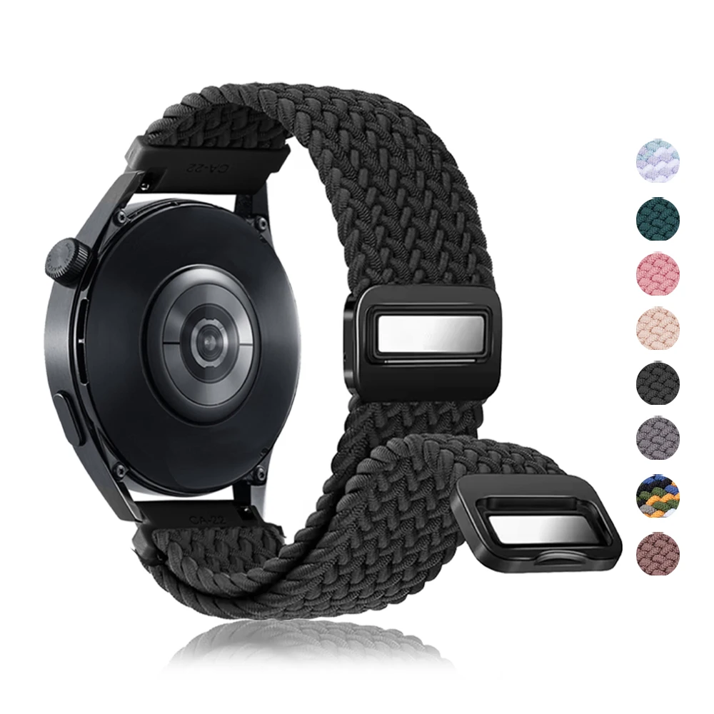 ナイロン編組ストラップ 22 ミリメートル Xiaomi 時計カラー 2 磁気バンド Mi 時計 S4 スポーツ/S3/S2/S1 プロコレアブレスレットアクセサリー