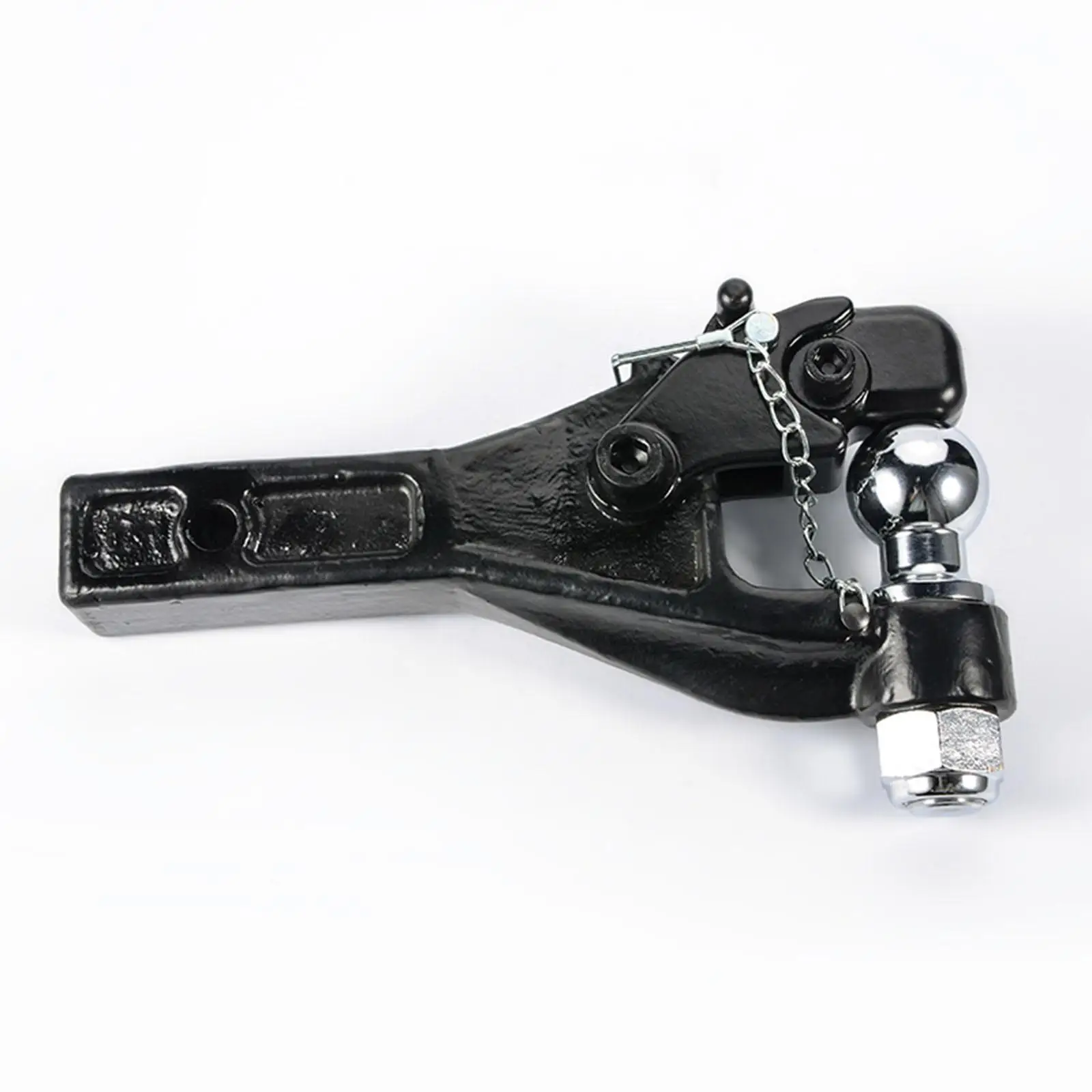 Sturdy Steel Shackle Hitch Receiver Ball Mount Towing Accessory Hitch Pin Lock for Trailer or Boat Use
