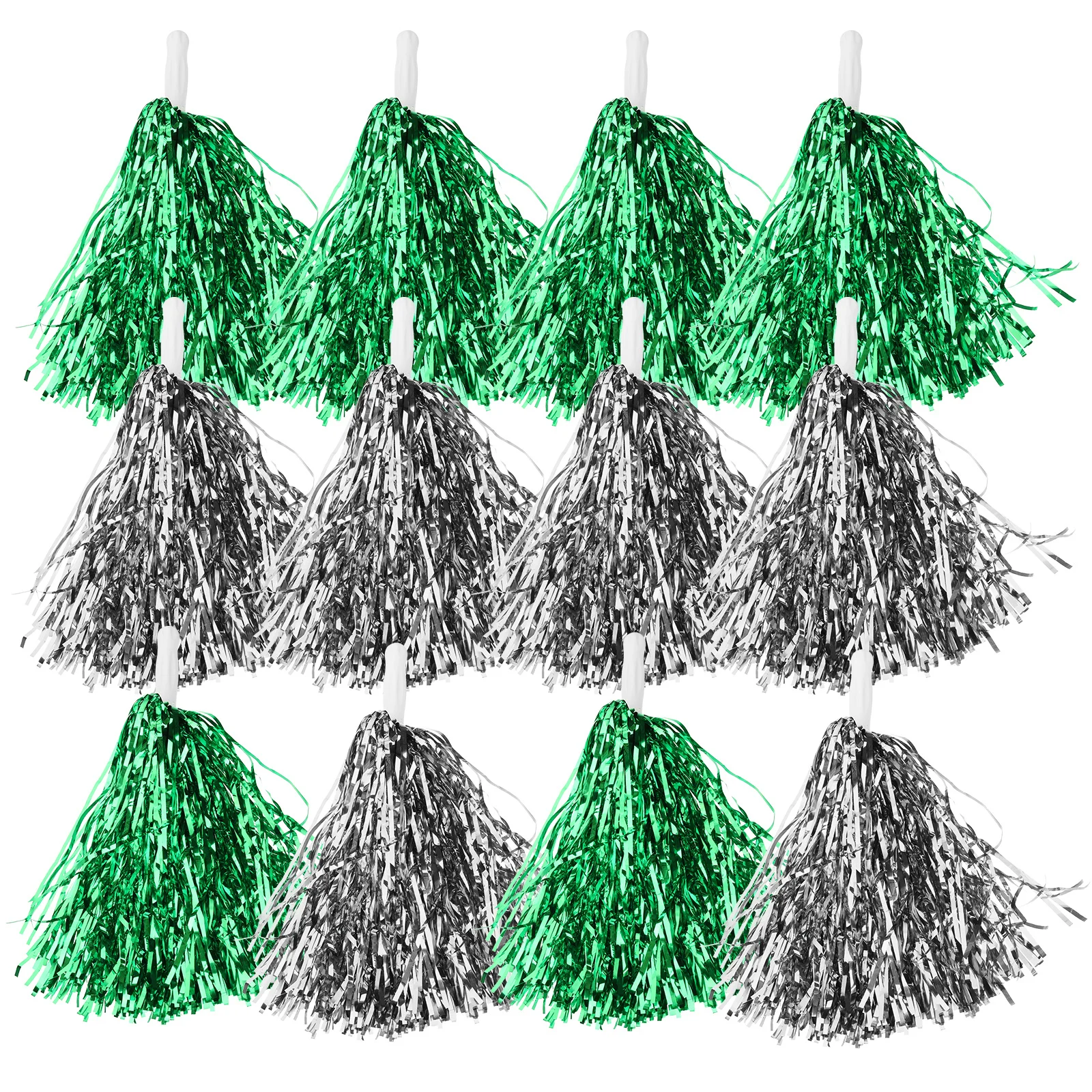 24 قطعة التشجيع بوم بومس لافتة للنظر الملونة دائم قابلة لإعادة الاستخدام المشجع الدعائم حماسي الكريات الهتاف زهرة اليد #2