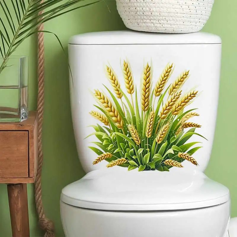 

Grains are Plentiful and Ears of Wheat are Plentiful Wall Sticker Decor Living Room Cabinet Refrigerator Home Decoration S754