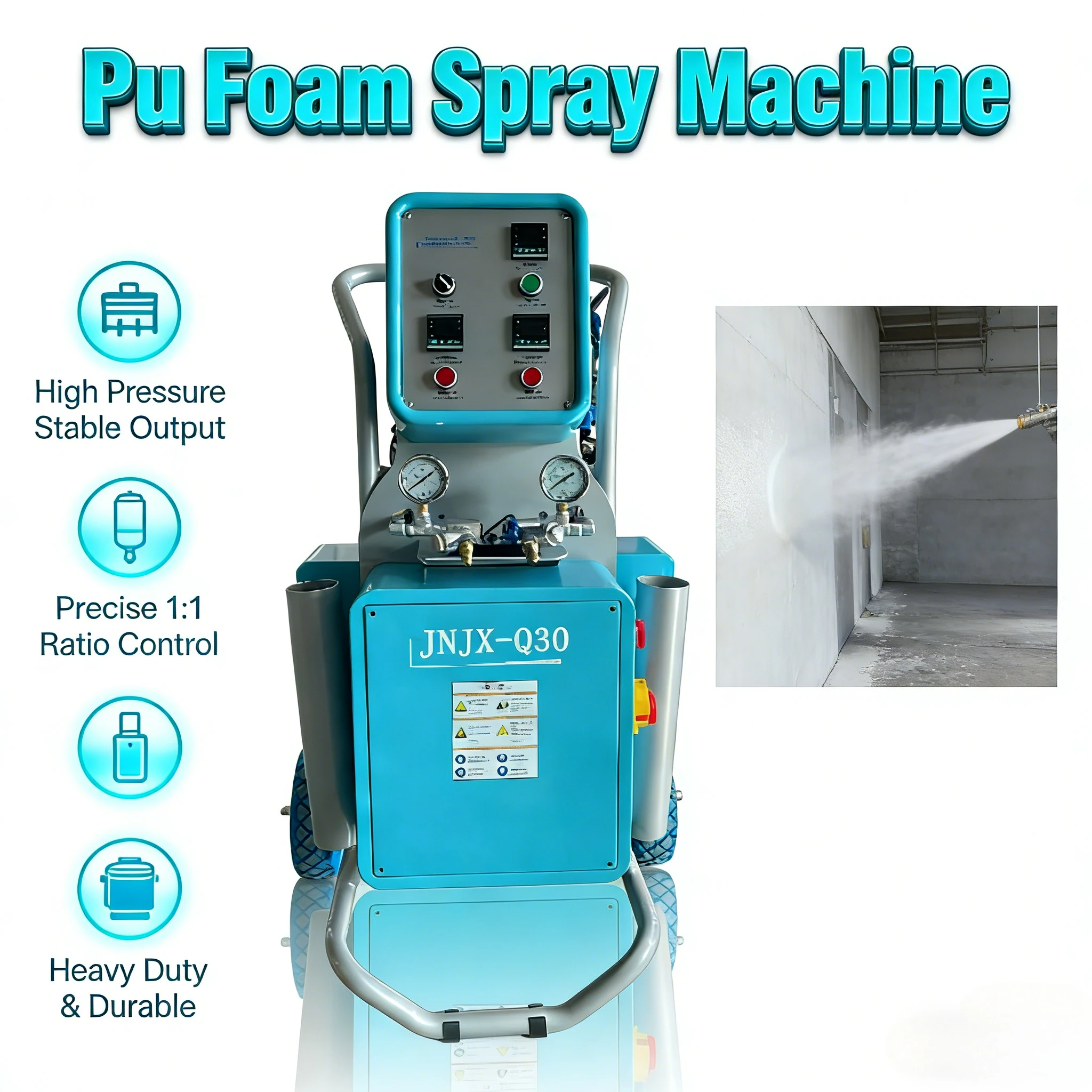 

YG Customized Q30: Горячая Продажа, Низкая Цена, Аппарат для Напыления ПУ (Полиуретановой) и Полимочевинной Пены для Кровли