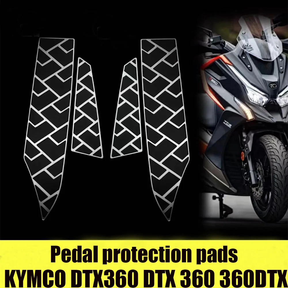 

New Fit DTX360 Motorcycle Accessories Pedals Decorative Mats Foot Pedal Protection Pad For KYMCO DTX360 DTX 360 360DTX