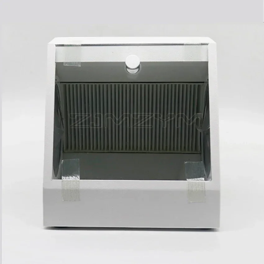 Dental Sandblaster Dust Collector Lapping Protector Sandblasting Dust-proof Case with LED Light Grinding Polishing Box