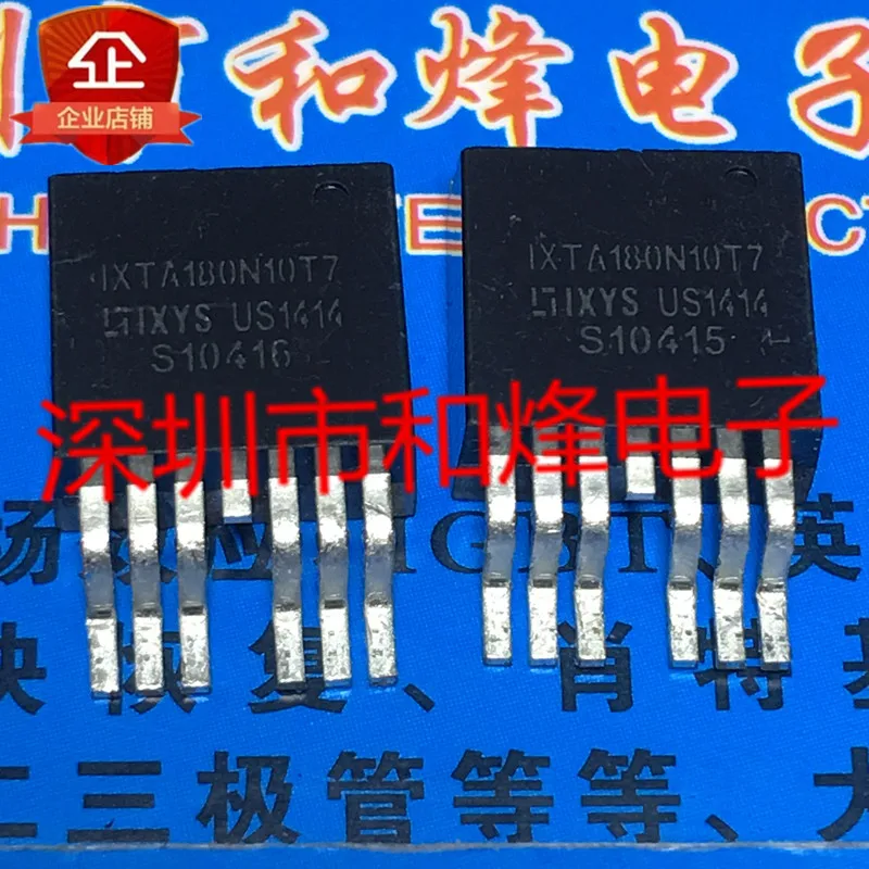 5 pieces IXTA180N10T7  TO-263 100V 180A