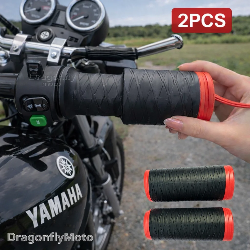 

Motorcycle Silicone Handlebar Cover For Yamaha YBR125 YBR150 YBR250 YBR 125 150 Self Shrinking Non-Slip Motorcycles Grip Covers
