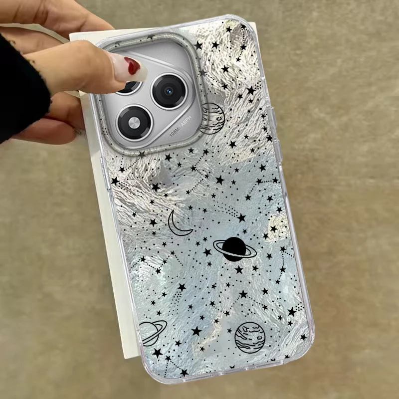 ل Honor 400 200 Pro Migic6 7 5 70 Lite 90 Smart X9b X8b X8c X9a X9c X7c X8a X7B 5G الفضاء السماء المرصعة بالنجوم دوامة نمط جراب هاتف #3