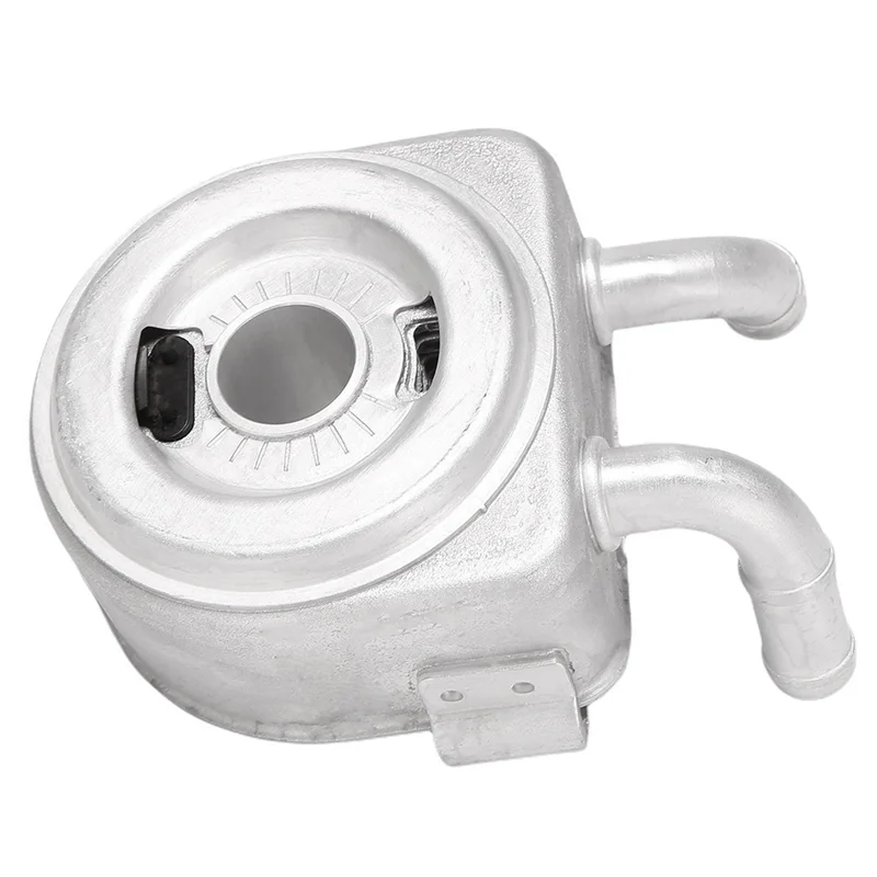 

Простой 1 шт. 2,0 л гибридный масляный радиатор двигателя 264102E010 26410-2E010, серебристый для Sonata 2016-2019 KIA Optima 2017-2020