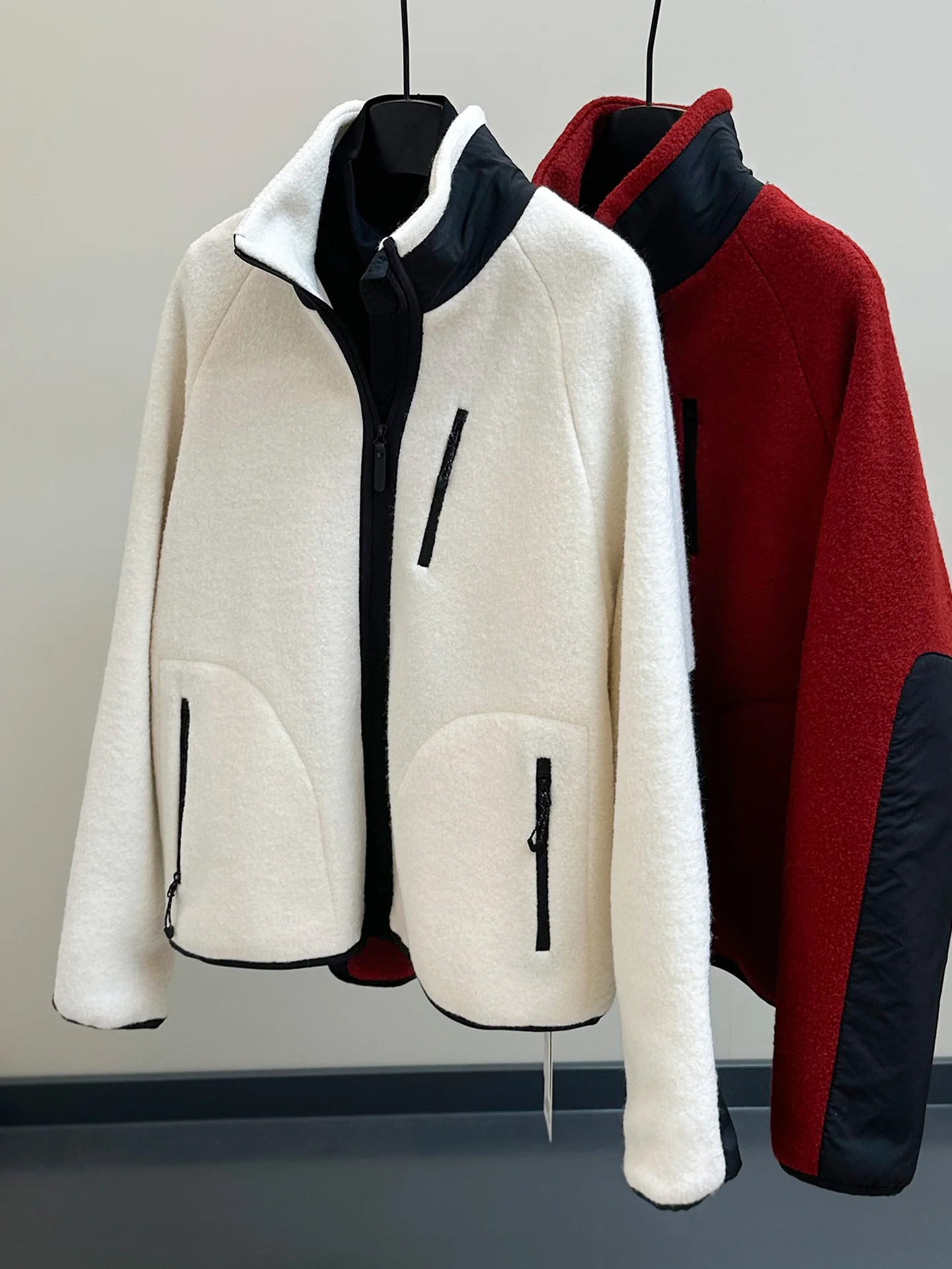 

Модная теплая куртка из хлопкового волокна с высоким содержанием шерсти, осенне-зимняя новинка, стильная верхняя одежда в корейском стиле на молнии