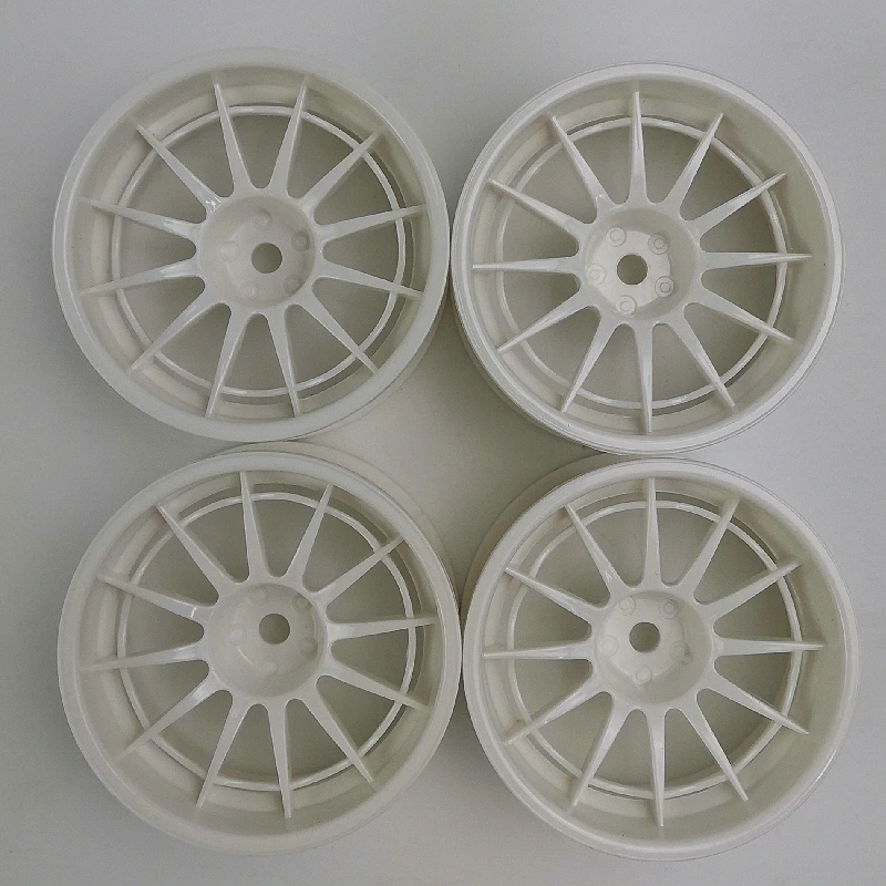 4pcs 9mm Offset RC Car 1/10 Scale Plastic Wheels Rims Drift On road Touring Model Hobby