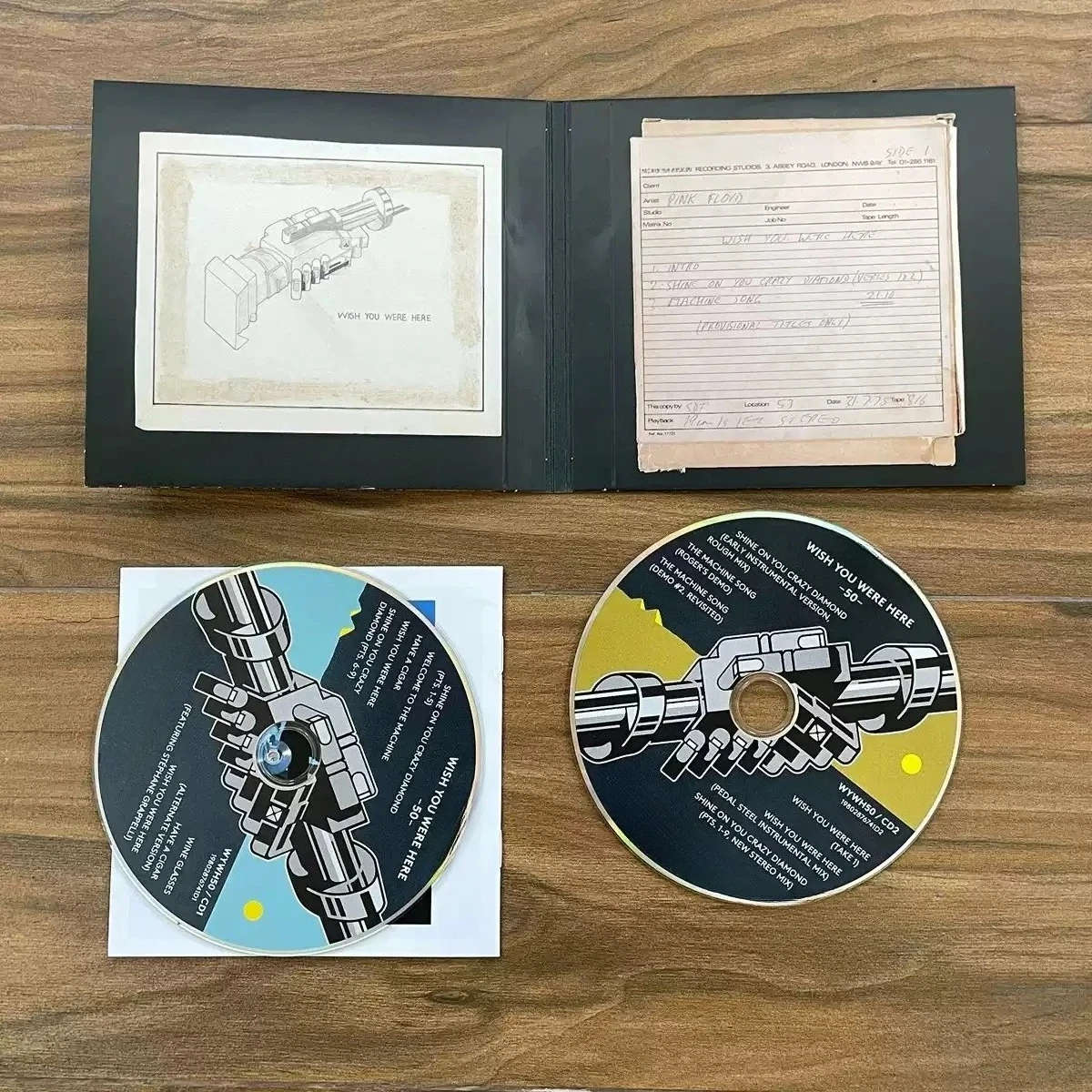 Wish You Were Here Deluxe Edition Album, Iconic Progressive Rock Masterpiece with Unreleased Versions & Demos CD