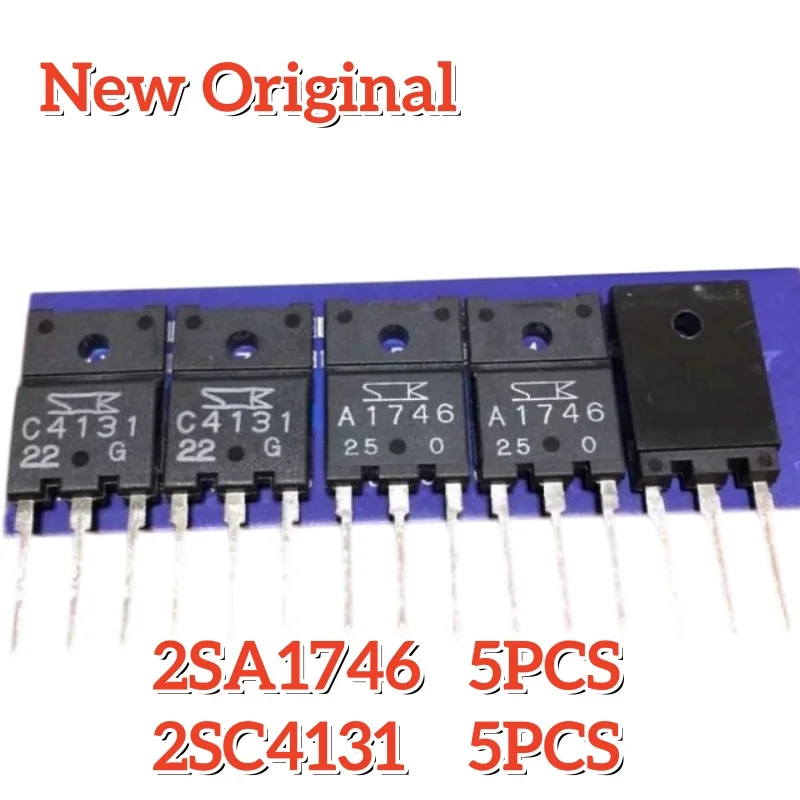 Brand New Original 2SA1746 2SC4131 A1746 C4131(5 Pairs)