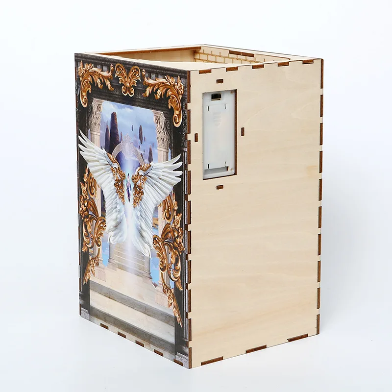 DIY libro de madera Nook Diagon Alley estantería sujetalibros montar juguetes educativos para niños niña regalo de Navidad