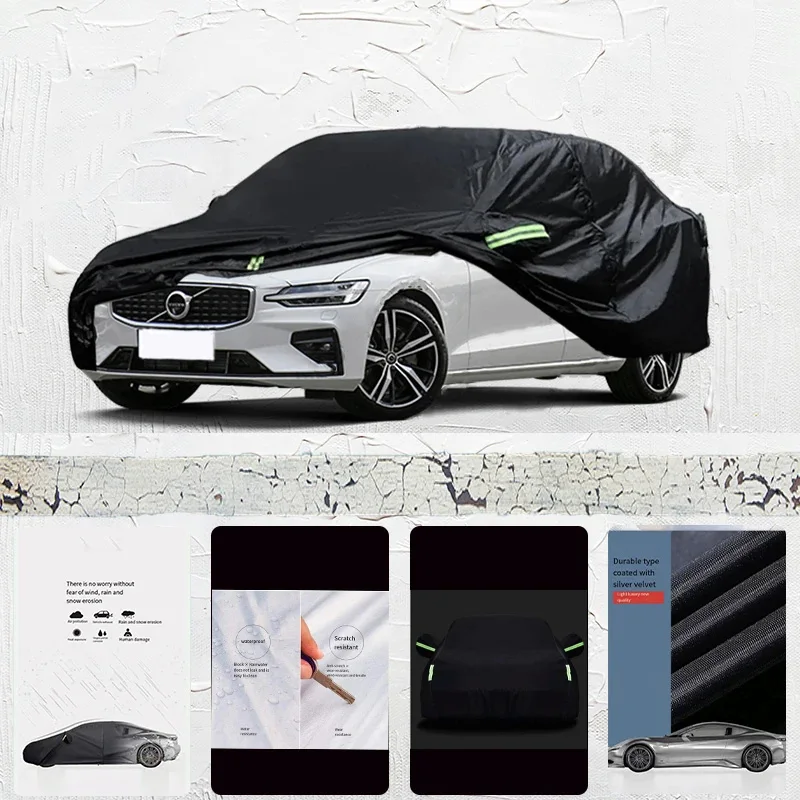 

For Volvo-V60 Auto Anti snow Anti dust Anti-uv Anti peeling paint And Anti Rainwater 210t Car cover protection