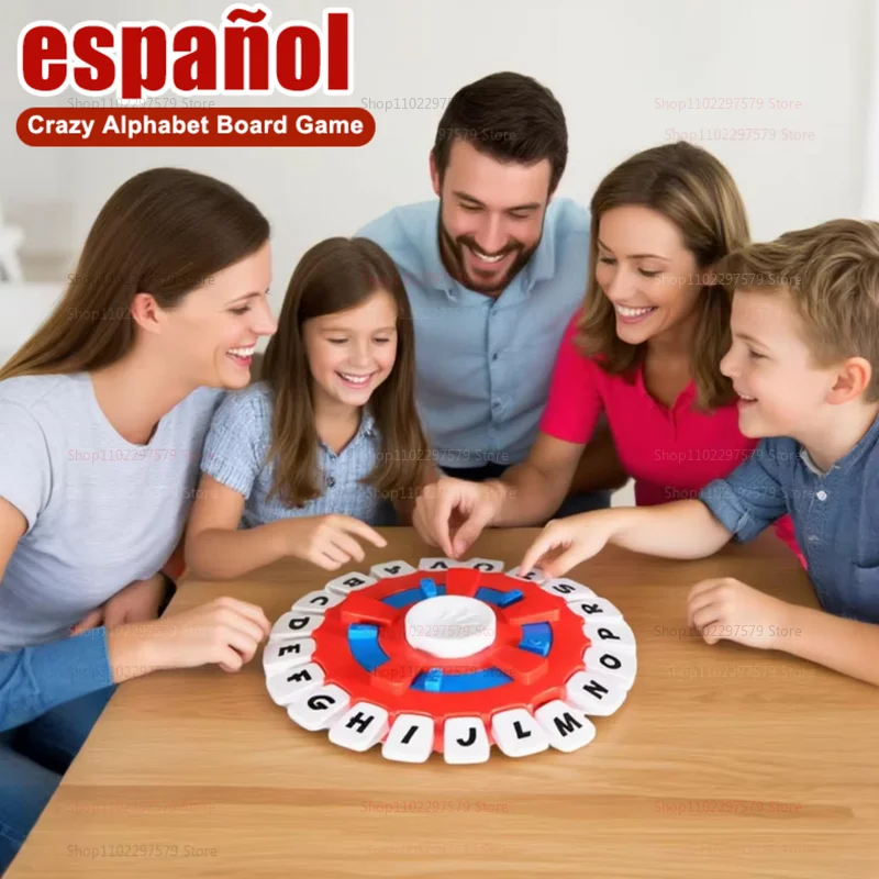 Juguetes de mesa educativos para niños, juego de aprendizaje de idiomas español, tocadiscos interactivos, regalo familiar, juego educativo para niños