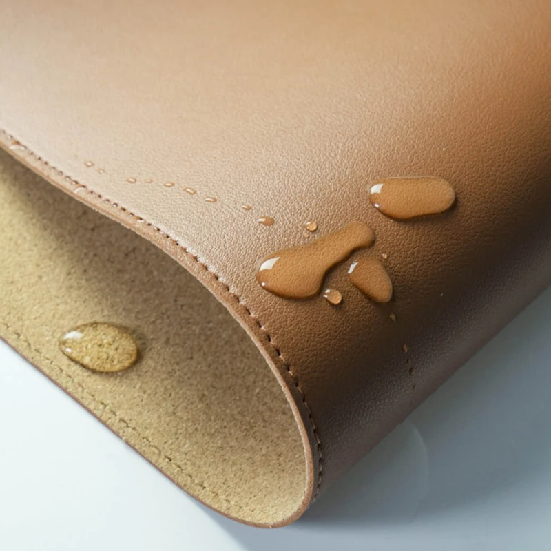 MIIIW المتضخم الجلود الفلين ماوس الوسادة L/M/S حجم الوجهين مقاوم للماء لينة دائم مكتب الكمبيوتر حصيرة مكتبية لوحة ألعاب كبيرة