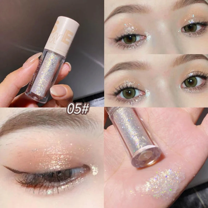 Star Dots Liquid Eyeshadow Pearlescent Liquid Fine Shimmer High Light Eyeshadow zart alles mit Influencer High Gloss