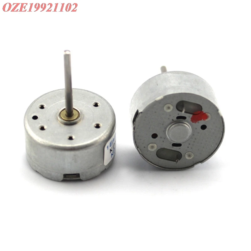 300 Motor(No Wire) Long Shaft Motor 3V Micro DC Solar Motor 2mm Shaft Diameter Motor 12.2mm x 24mm