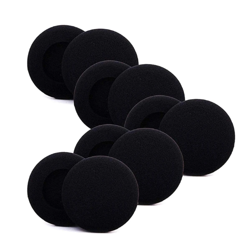 

5 Pair Soft Leather Ear Pad Earmuff Replacement Earpad Ear Sponge Sleeve Leather Earmuffs for Audio 310 470 478 628 626 448F