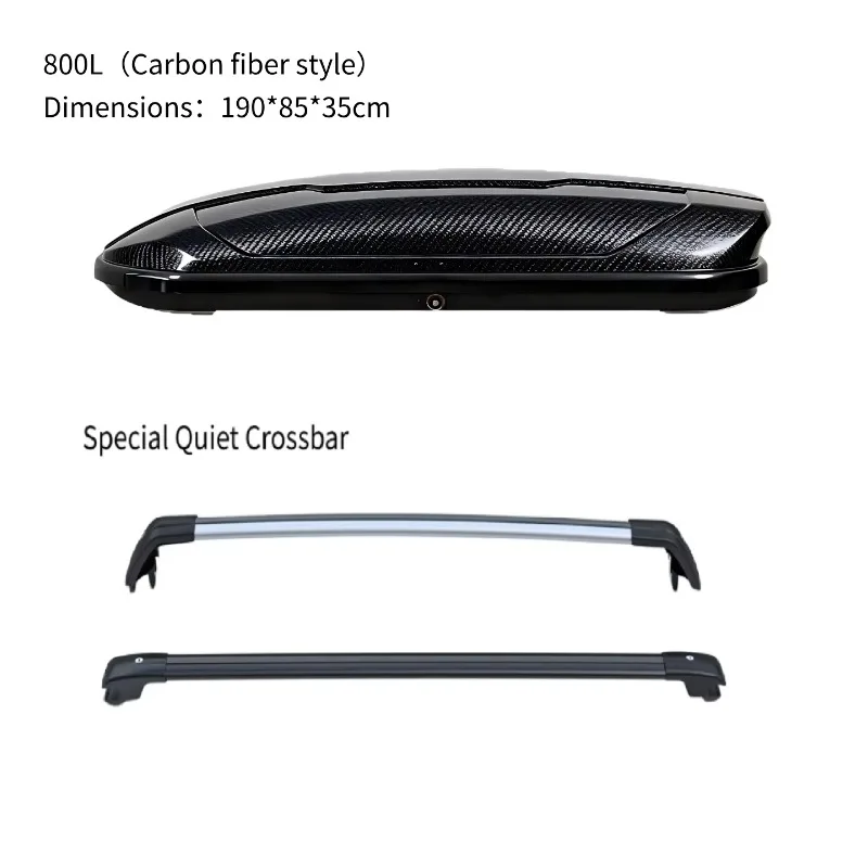 Lockable car roof trunk, waterproof