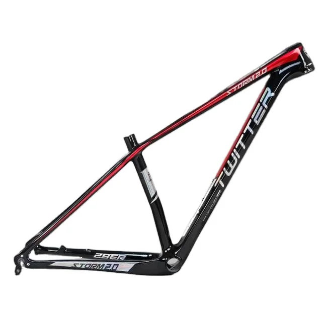 إطار دراجة جبلية من الكربون عاصفة 27.5*15 "17" ركوب الدراجات 29*15" 17 "19" إطار دراجة XC 42*52 أنبوب مدبب BB92 EPS نوع الإصدار السريع