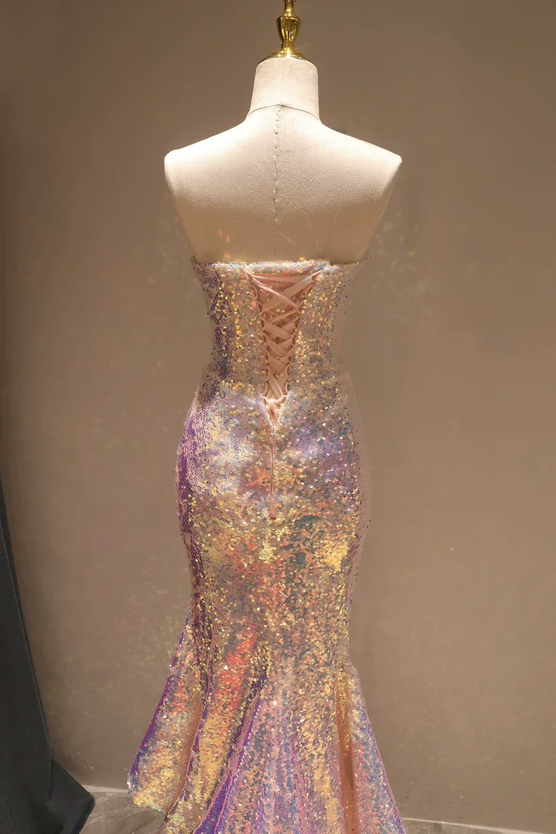 Abito con paillettes colorate Mantello da sposa con nappe Giacca da sposa romantica lucida, cappotto da sera alla moda da donna