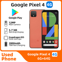 Google Pixel4 4G CPU Qualcomm Snapdragon 855 Battery capacity 2800mAh smartPhone 12MP Cameraoriginal used phone