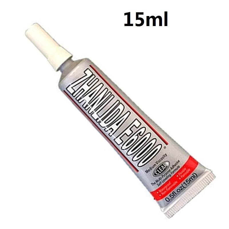 15ml E6000 Multipurpose Adhesive Make Crystal Jewelry Crafts Repair Phone Glass Screen Nail Gel Office Home Supply Bonding Tool