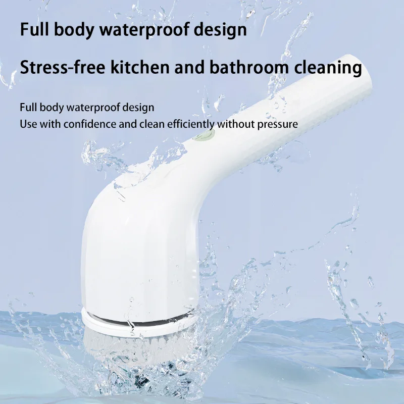 Wireless Multifunctional Handheld Electric Cleaner Scrubber Cleaning Brush Tool Rechargeable For Home Kitchen Bathroom Cleaning
