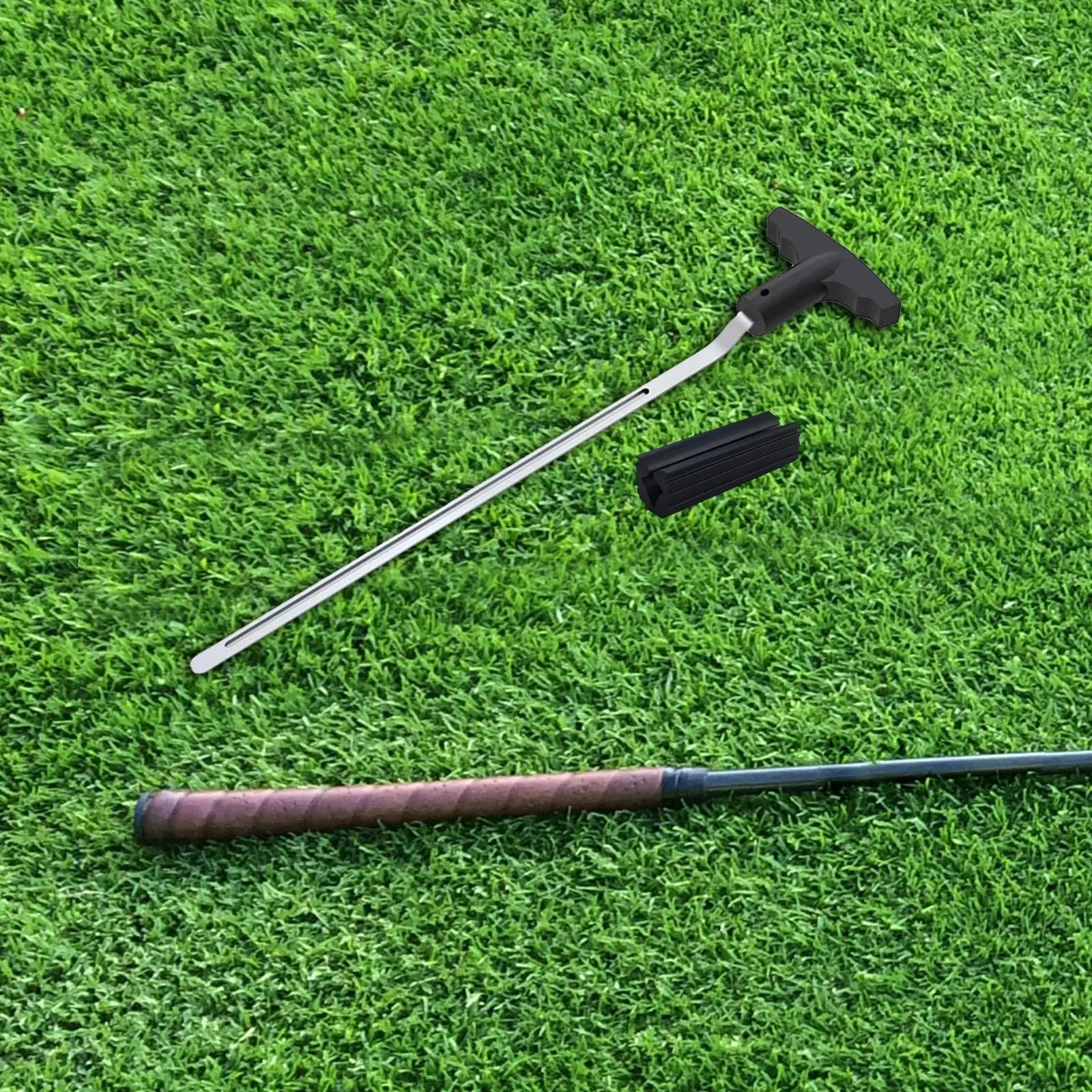 

Инструмент для удаления ручки для гольфа, устройство для удаления ручки с V-образными пазами, портативный резиновый зажим для клюшки для гольфа для занятий спортом на открытом воздухе, игры в гольф, начинающих