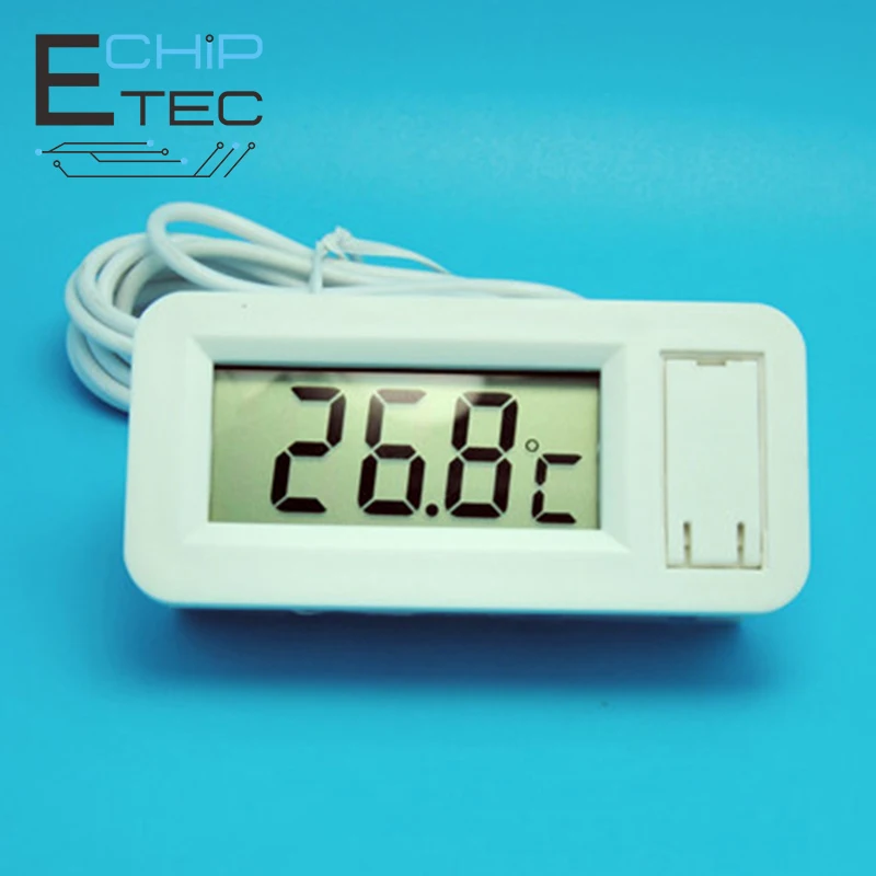 

TPM-30 Embedded Temperature Meter Digital Display Electronic Thermometer with Probe