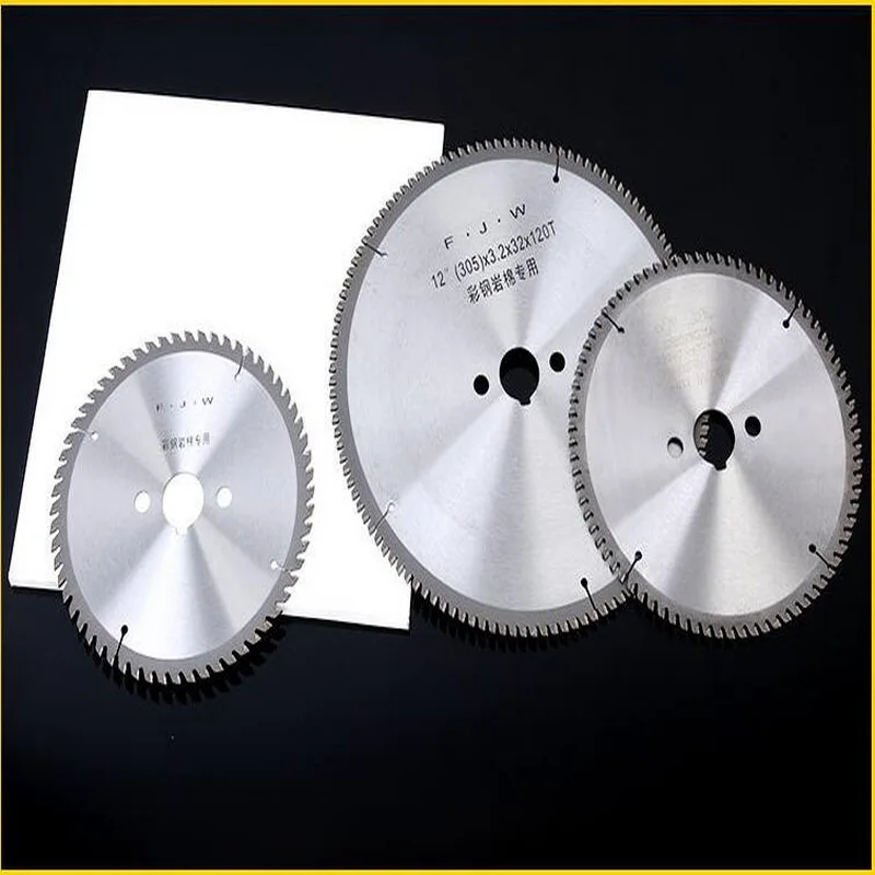 Cost Sale of 200-305*32*100/120T Industrial TCT Saw Blade For Color Steel Tile Rock Wool Sandwich Board And Composite Board