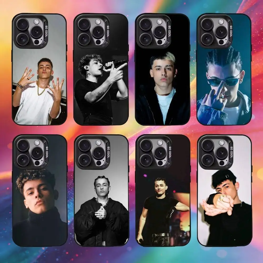 

Singer T-Trueno Phone Case For iPhone17, 16,15,14,13,12 Pro Max Black Candy Matte Shockproof Cover