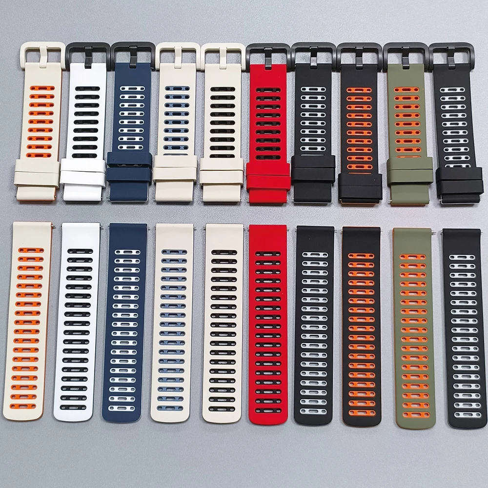 22 مللي متر سيليكون حزام ل كوروس APEX 4 2 برو 42 مللي متر 46 مللي متر تنفس المعصم الفرقة ل كوروس بيس برو 3 الرياضة سوار ذكي اكسسوارات #3