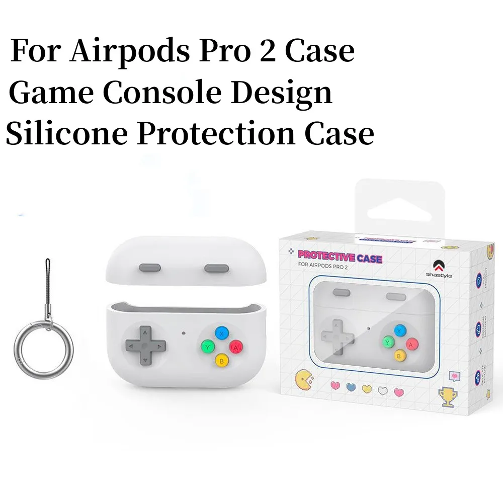 For AirPods Pro 2 Case Shockproof Creative Game Console Case 3D Cartoon Silicone Wireless Earphone Charging Box Protection Case