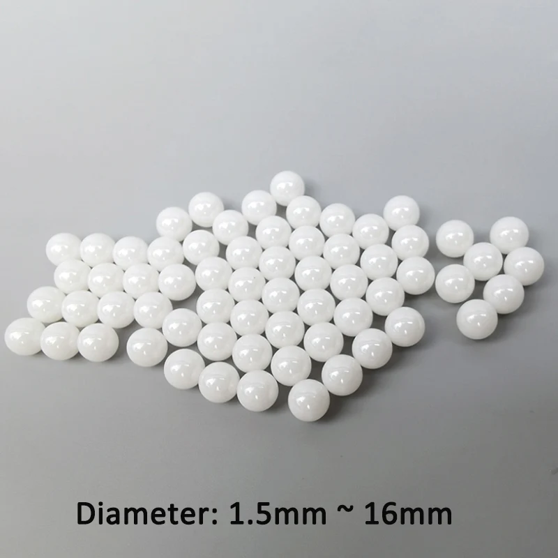 

1-50pcs ZrO2 Ceramic Bearing Ball Dia 1.5mm 1.588mm 2mm - 16mm Zirconia Zirconium Oxide Ball G10 Grade Smooth Round Ball Bead