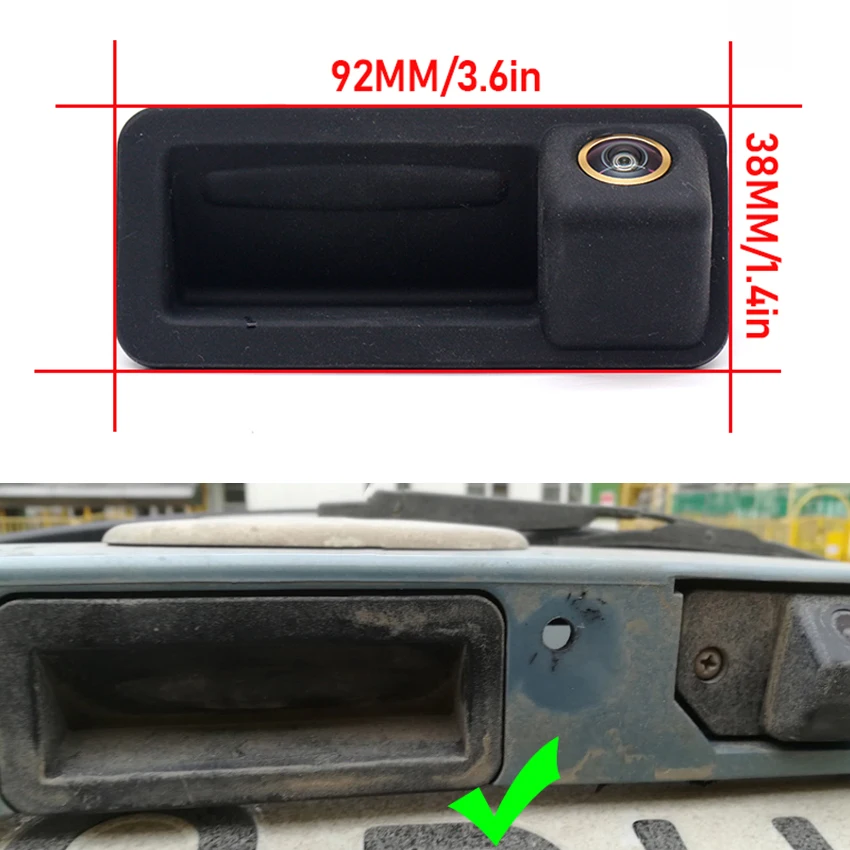 Trunk Handle Camera For Ford C MAX MK1 MK2 2004~2011 2012 2013 2014 2015 2016 2017 2018 HD CCD backup rear view Parking Camera