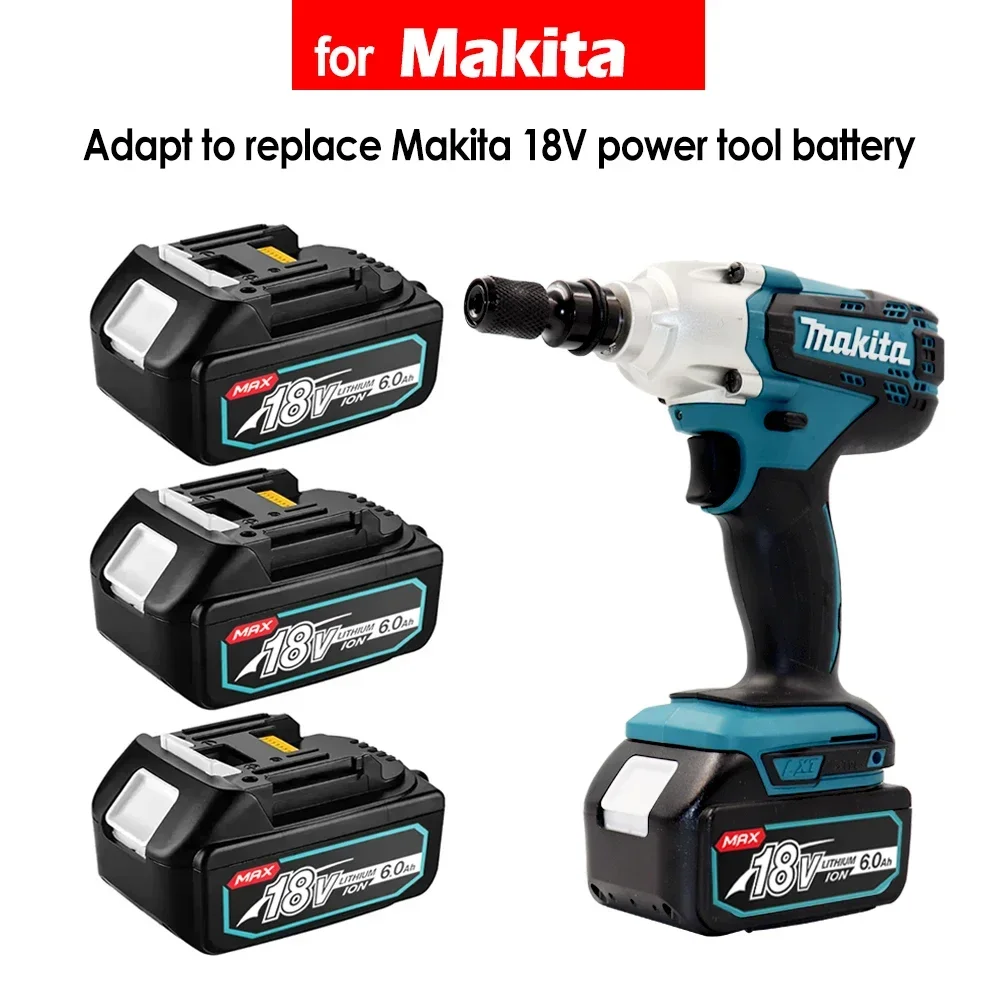 2024 Upgraded 18V Makita BL1860 BL1850B BL1850 BL1840 BL1830 BL1820 BL1815 LXT-400 Replacement Lithium Battery