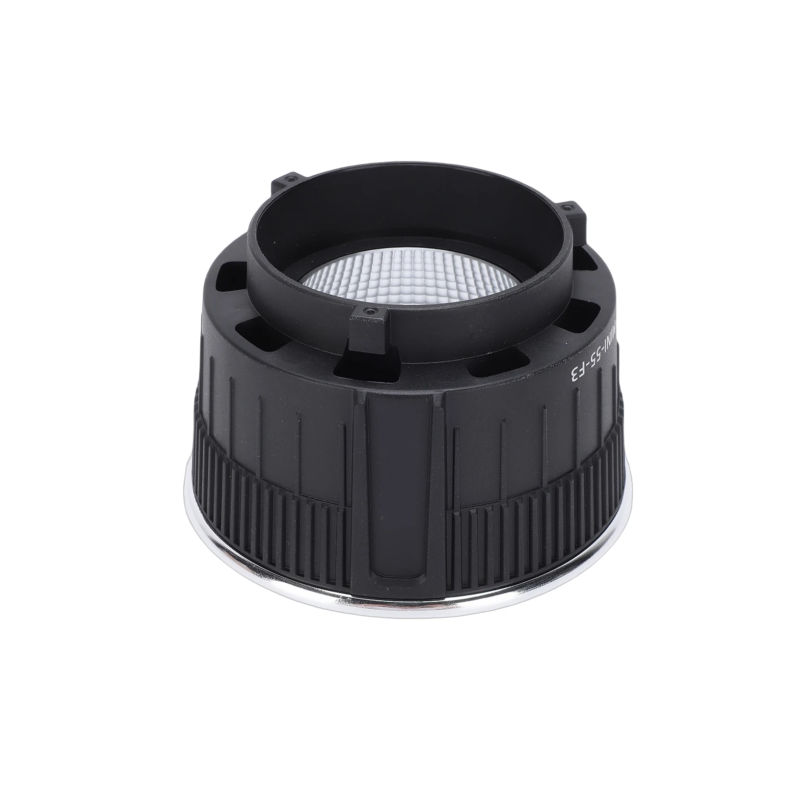 Picture 6: Flash Light Reflector 8cm 15° Fish Scale Pattern Standard Reflector Diffuser with Mini  Mount Compatible with YN150 Ultra