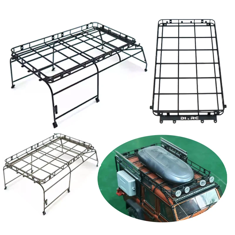 Metal Luggage Rack for 1/10 RC Crawler Car Traxxas TRX4 Defender D110 Accessories