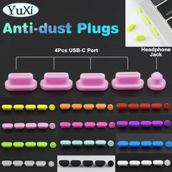 Silicone Anti Dust Plugs Port Cover for Touch Bar MacbookNew 13 Air New Pro 13/15 for Pro 12 Retina for New Pro 16 A1932 A2179
