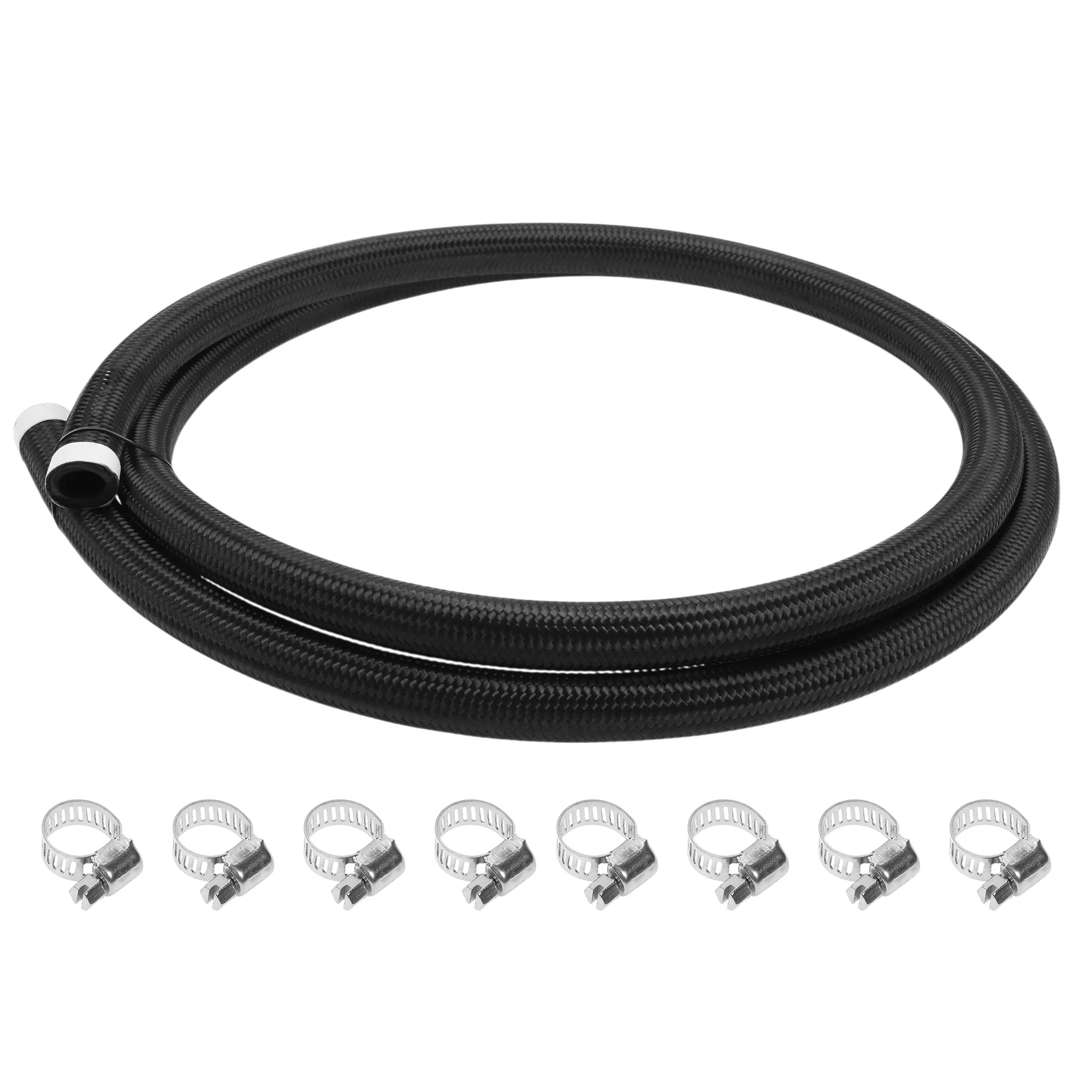 

Комплект топливопровода UXCELL 5/8 дюйма, шланг 8 футов, автомобильный топливный шланг с 8 зажимами, 16 мм (ID)